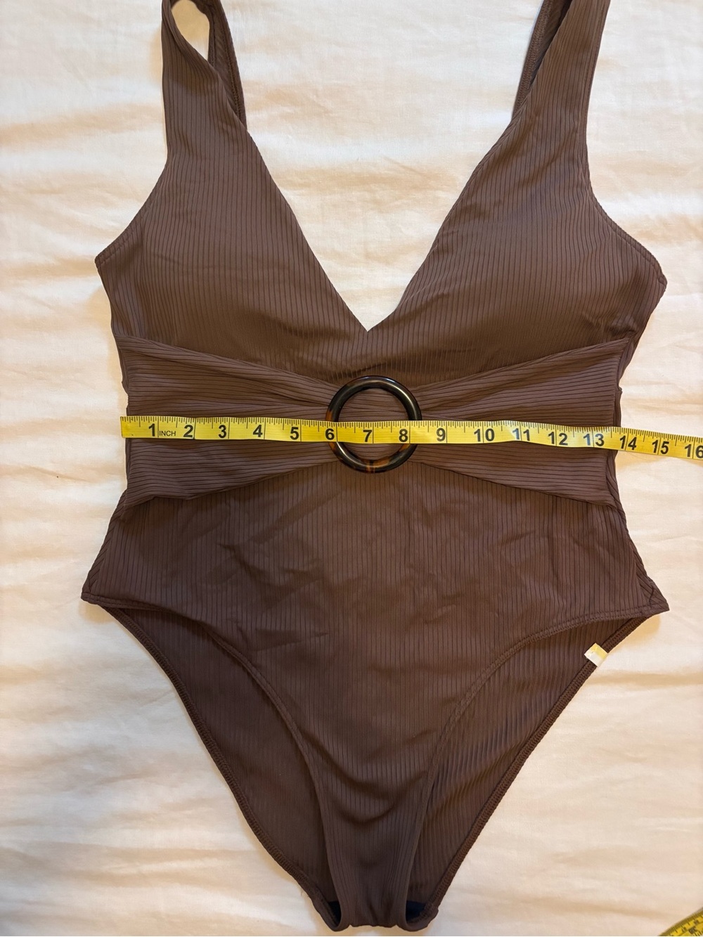 Summersalt Ribbed Belted Backflip One Piece Swimsuit - Picture 11 of 12